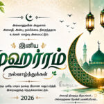 இனிய முஹர்ரம் நல்வாழ்த்துக்கள் | Iniya Muharram Nalvaazhthukkal-2026